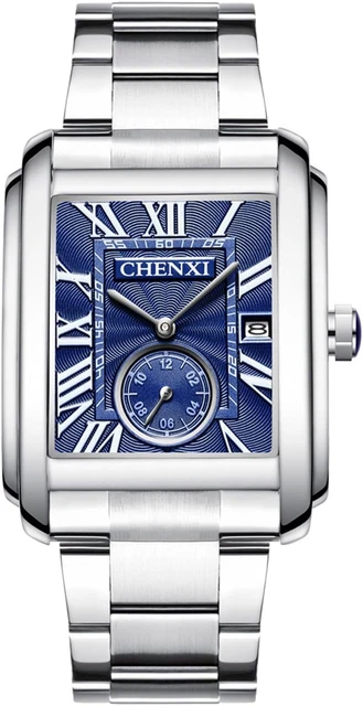 RORIOS Orologio Da Uomo Analogico Al Quarzo – Cronografo Multifunzione, Cinturino In Acciaio Inox, Impermeabile 30m, Luminiscenza