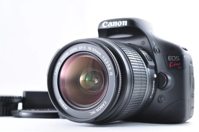 CANON EOS KISS X4 / EF-S 18-55mm IS 55-250mm II objetivo doble