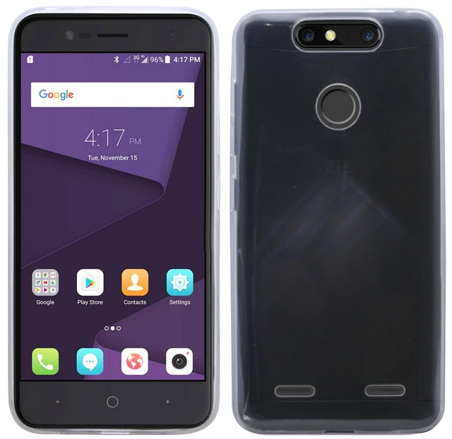 ZTE BLADE V8 MINI // Schale Handyhülle Tasche Silikonschutz Gel Case Transparent