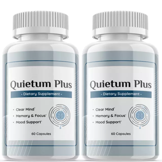 Quietum Plus Pillole - Per Acufene & Sano Orecchio Funzionamento -2 Confezione