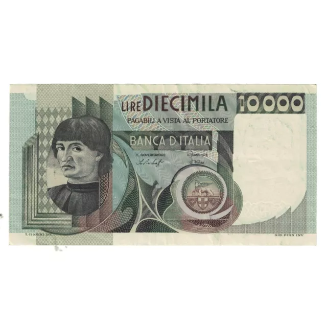 [#240861] Banknote, Italy, 10,000 Lire, KM:106a, AU(55-58)