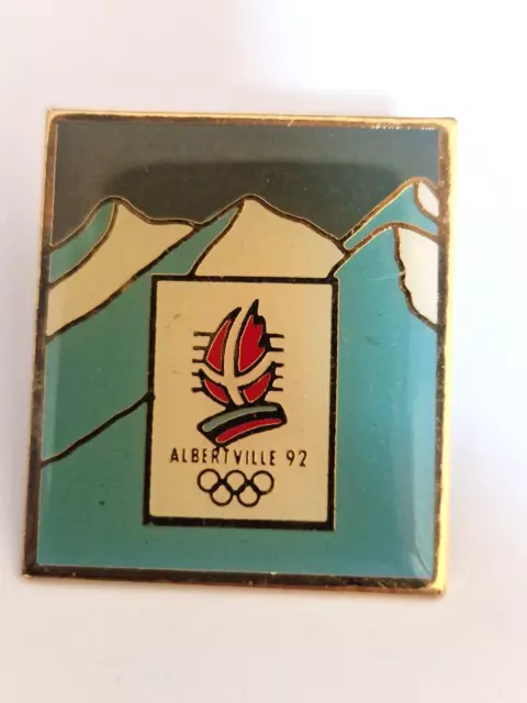 Pin's Vintage Collector Jeux Olympiques  D'hiver Albertville 1992 Montagne