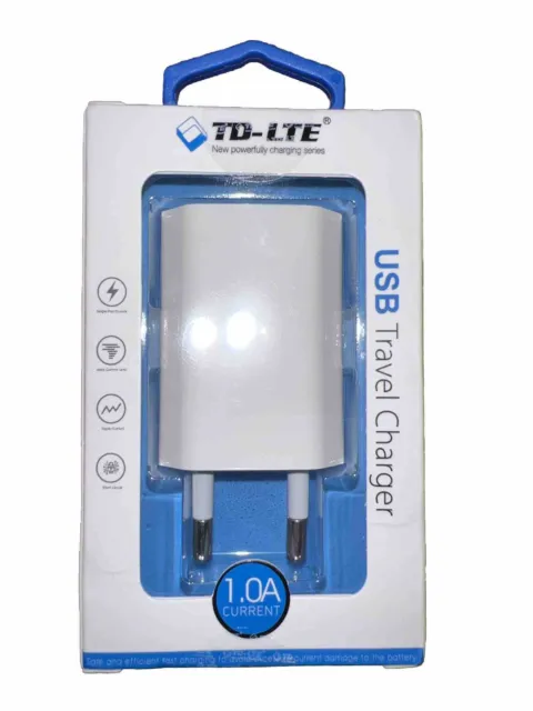 USB 5V 1A 5W Ladegerät Adapter Netzteil Charger Netzstecker Steckernetzteil DE