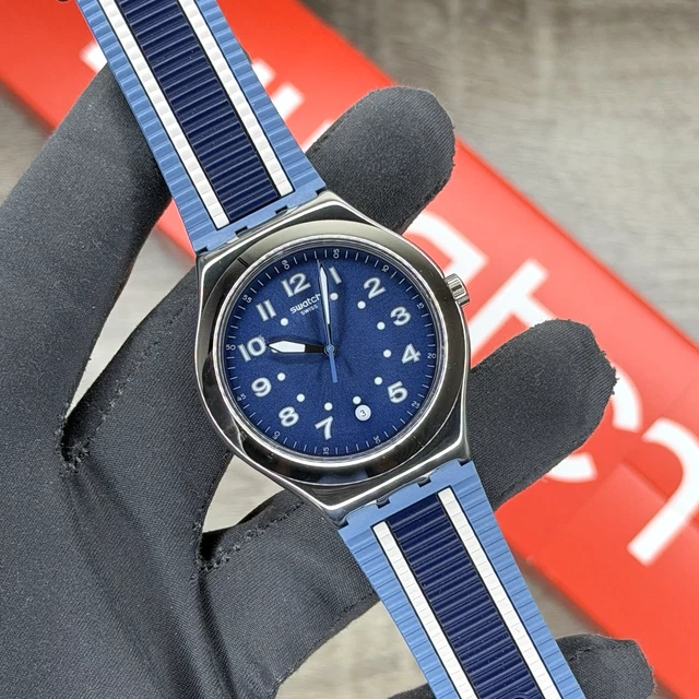 2011 SWATCH WATCH Irony BLUE EFFECT YGN4002 $120.00 - PicClick display picture 1
