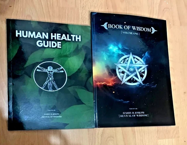 thumbnail interactive-video image 1 of Health Guide 20 & Book Of Wisdom Vol 1 By Harry B. Joseph – 2 Book Set (2024) 1 of 3