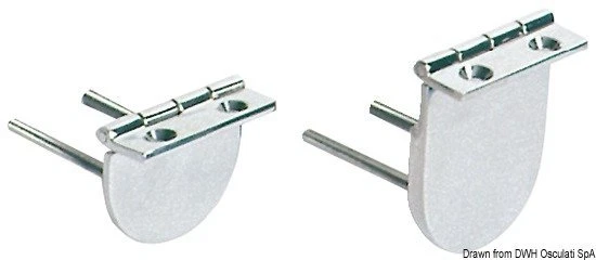 Charnière Inox 103x65 Marque Osculati 38.863.26