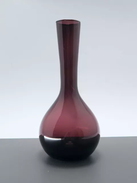 Schwedische Blomglas Flaschen-Vase, wohl Arthur Percy für Gullaskruf