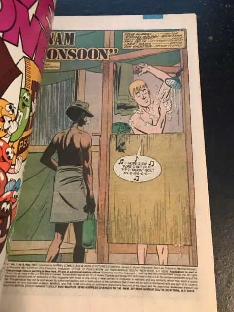 The’Nam#6 Incredible Condition 9.4(1987) Micheal Golden Art!! 2