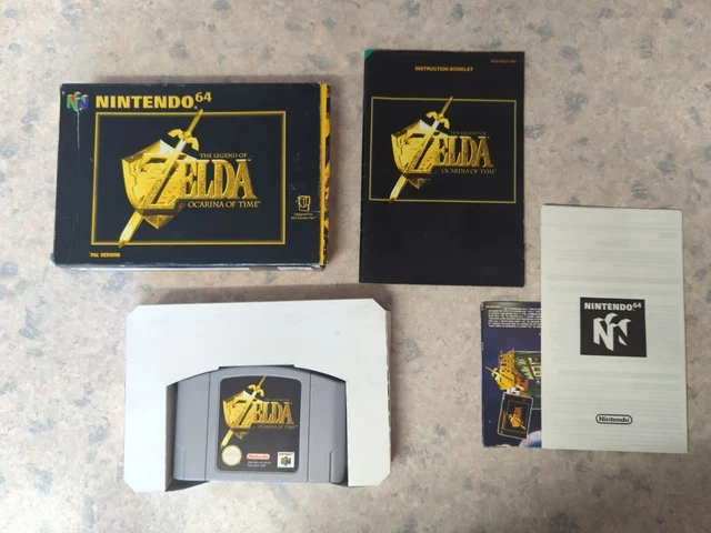N64 - ZELDA OCARINA OF TIME - Complete with Box & Manual (Nintendo 64) PAL