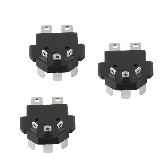 Nuovo Batteria Connettore Potenza Strumenti 12V 3Pcs Nero Elettrico Strumenti