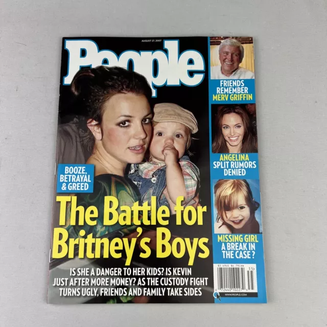 People Magazine August 27 2007 - Britney Spears , Angelina Jolie