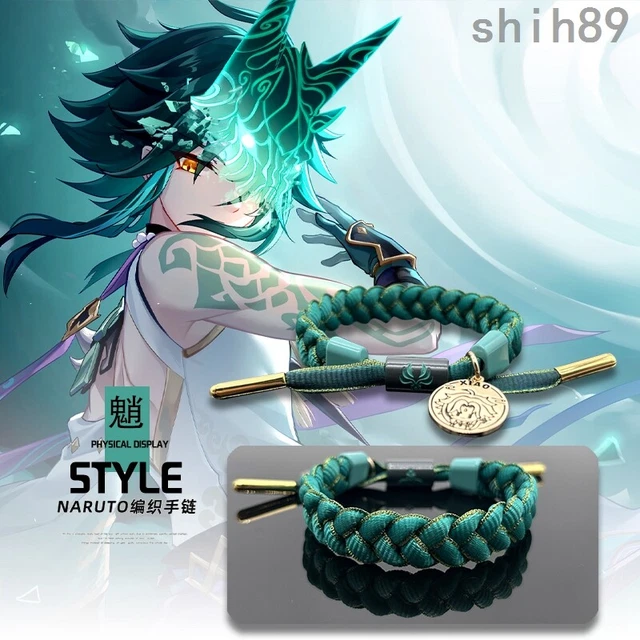 GENSHIN IMPACT XIAO Cosplay Eye Of God Fashion Hand Weaving Bracelet