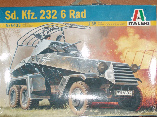 MAQUETTE SD KFZ 232 6 RAD Maquette ITALERI KIT VOYAGER 1 35 R f MAQUETTE SD KFZ 232 6 RAD Maquette ITALERI KIT VOYAGER 1 35 R f