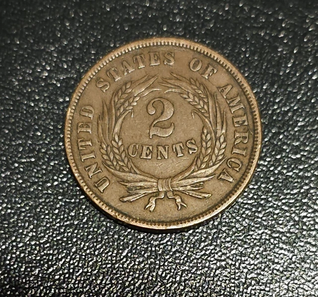 USA 2 Cents 1865 Shield Collectable Grade
