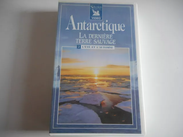 K7 Vhs/Cassette Video-Antarctique/La Derniere Terre Sauvage N°2 L'ete & L'automn