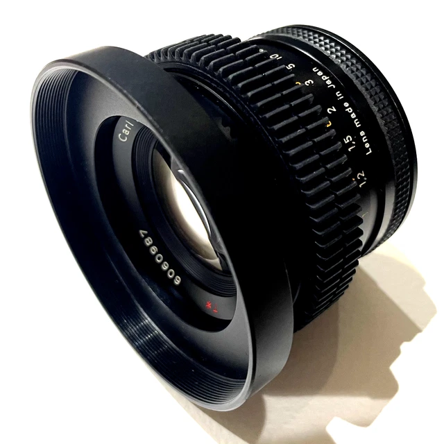 Carl Zeiss Planar T* 50mm f1.4 AEG Canon EF CONTAX CY Simmod Declicked 77mm OD80