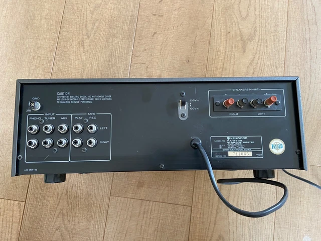 KENWOOD KA-3700 STÉREO integrated amplifier (non testé) EUR 85,00 ...