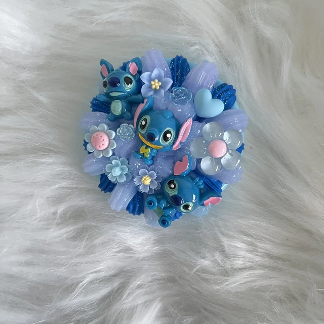 Cute decoden handmade compact hand mirror cartoon charm