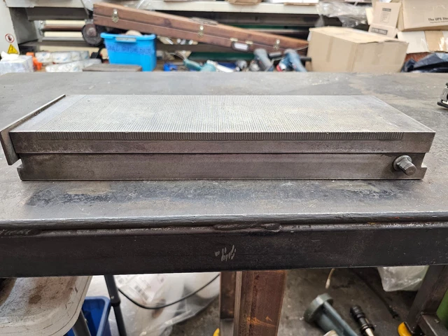 6x18" Magnetic Chuck Fine Pole Unknown Brand 2-3/8" Height TESTED