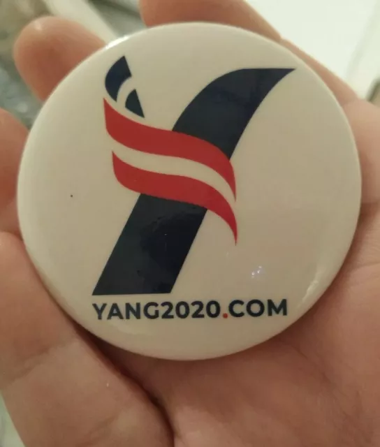 Andrew Yang 2020 Presidential Candidate Official Campaign Button