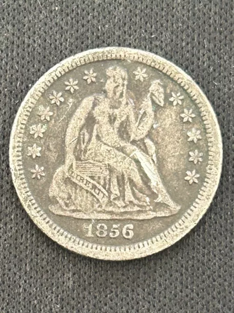 1856 O One Dime Seated Liberty USA silver  lot 550