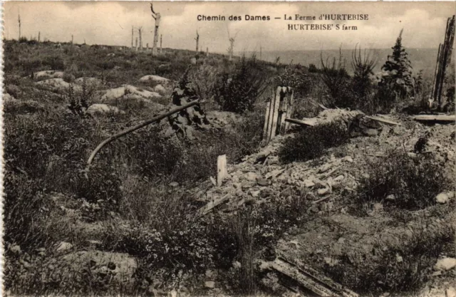CPA AK Militaire - Chemin des Dames - Le Ferme d'Hurtebise (695639)