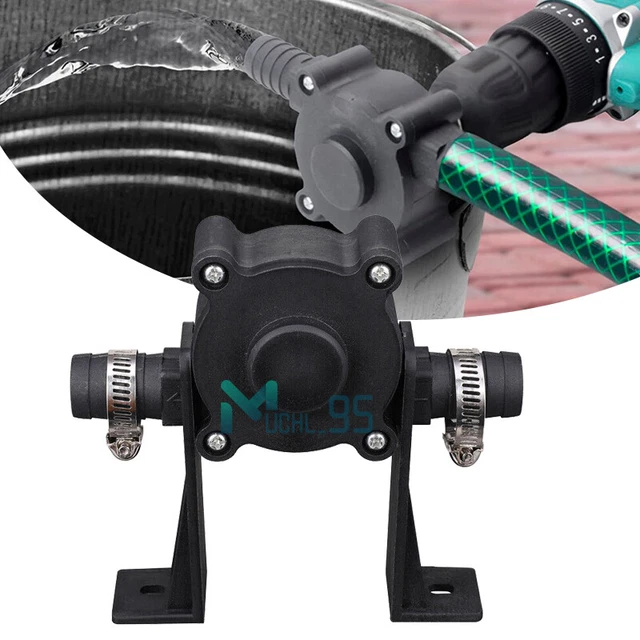 Mini Electric Drill Drive Self Priming Powered Oil Fluid Water Transfer Pump