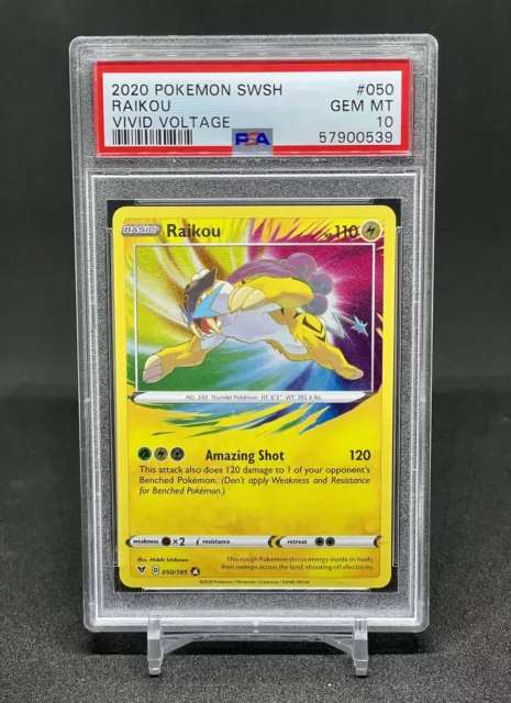 Raikou 50/185 - foil, near mint - Carta de Pokémon TCG