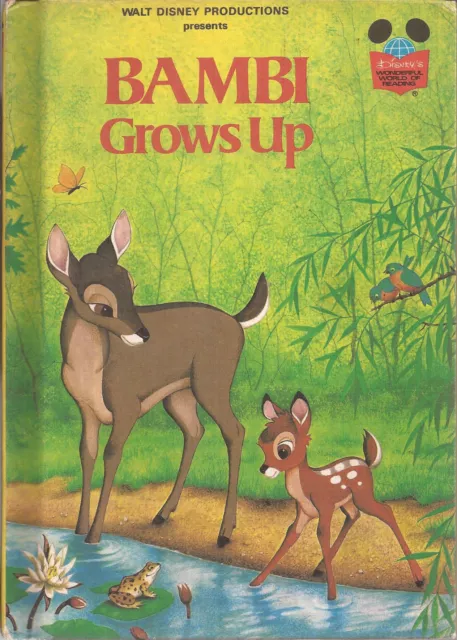 Walt Disney: Bambi Grows Up (1979, Random House hardcover) book club edition
