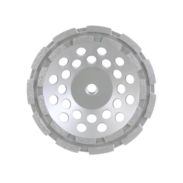 DIAMOND VANTAGE 7" Diamond Grinding Cup Wheel Double Row Concrete Angle Grinder