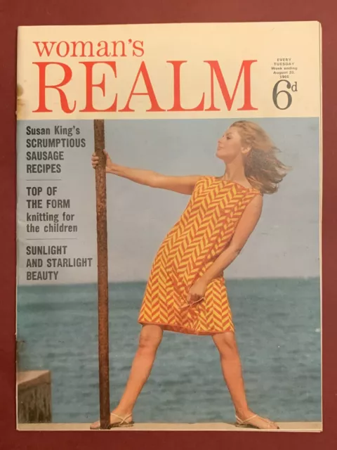 VINTAGE: Woman's Realm magazine 20th August 1963