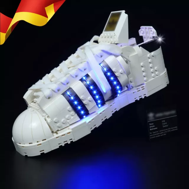 BrickBling LED Licht Kit für LEGO Adidas Originals Superstar 10282 Beleuchtung