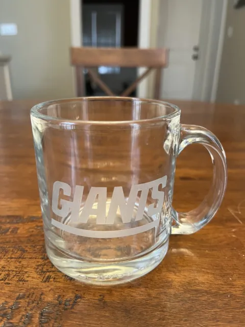 New York Giants Drinking Glass Mug NFL