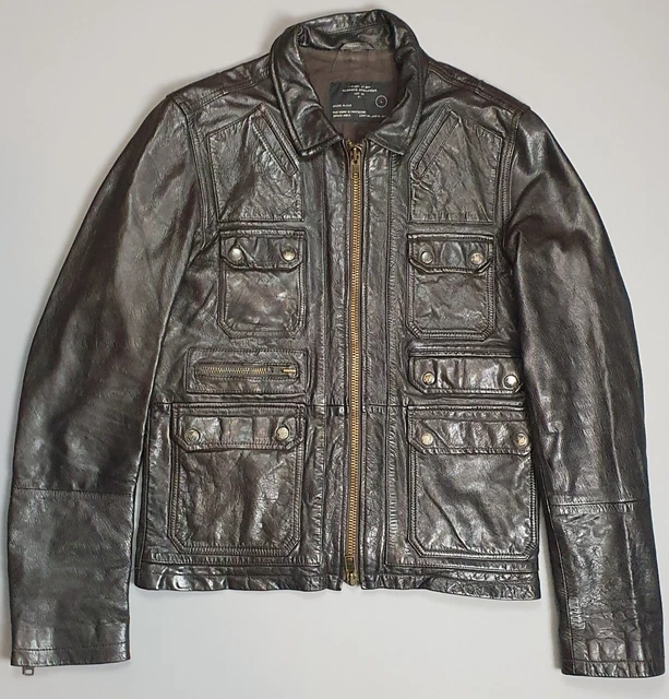 All saints sales habanero leather jacket