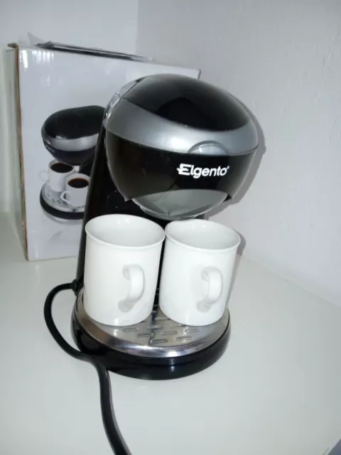 Elgento 2 Cup Coffee Maker - Used 2 Times - Good Condition