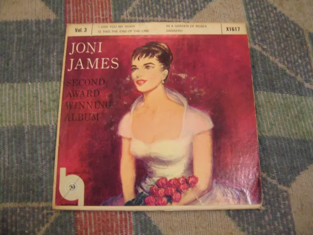 Joni James - Second Award Winning Album Vol. 3 - 45 RPM EP MGM X1617