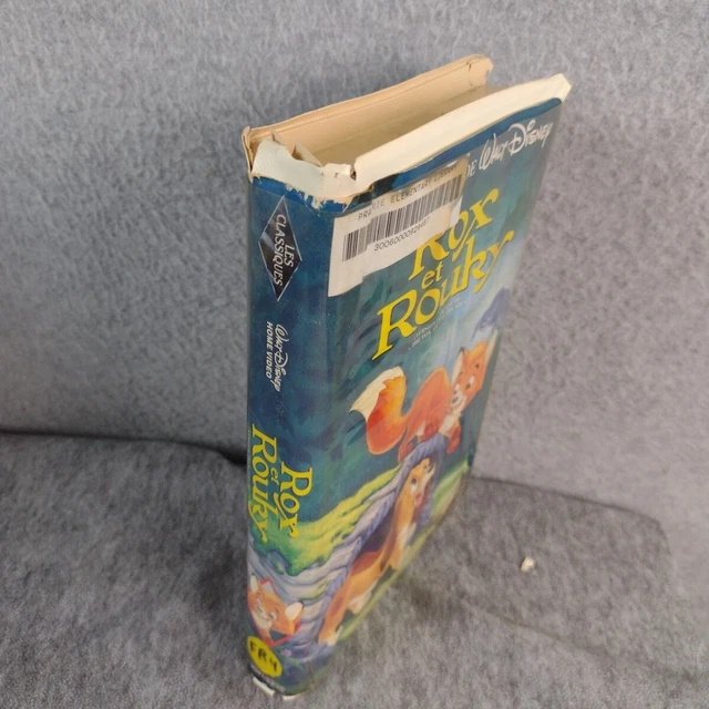 DISNEY BLACK DIAMOND VHS ROX ET ROUKY - French Version of The Fox and ...