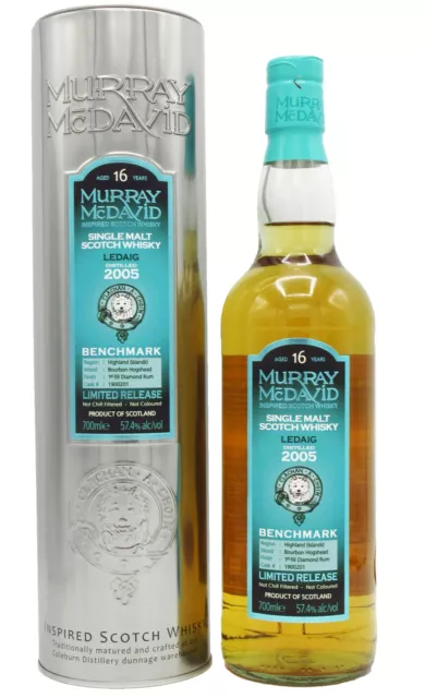 Ledaig - Murray McDavid - Rum Cask Finish 2005 16 year old Whisky 70cl