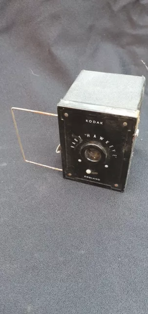 Vintage 1930s Kodak Baby Hawkeye Box Camera WW2 used