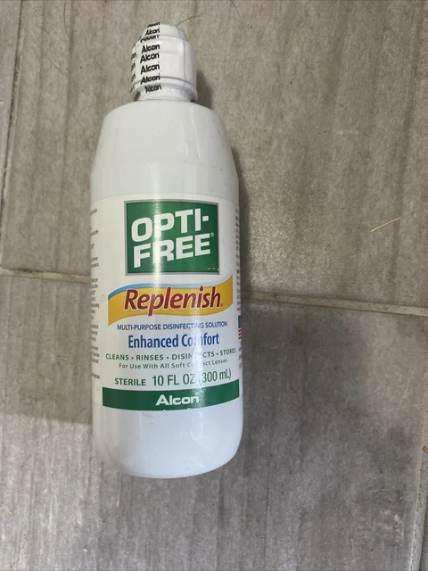 Opti-Free Replenish Multi-Purpose Disinfecting Solution 10oz  1 Bottle Exp 3/23