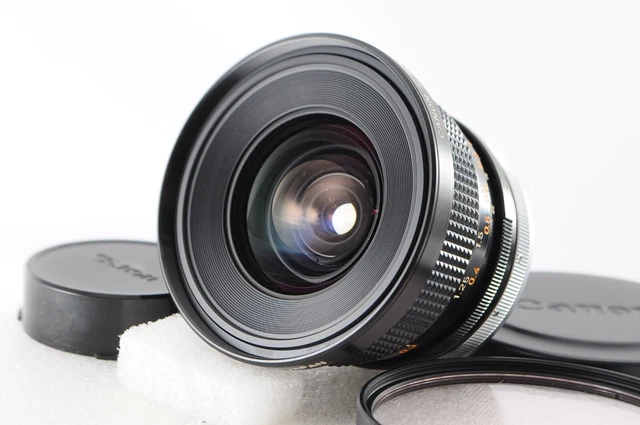 [MINT w/ Lens Filter] CANON FD 20mm f/2.8 S.s.C. SSC Wide Angle MF lens Japan