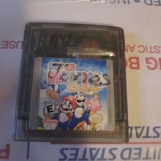 SUPER MARIO BROS Deluxe Nintendo Game Boy Color GameBoy Original