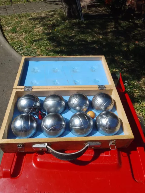 9 Ball Set Boule Bocce Ball Outdoor Toys Plastic Boules Jack Games