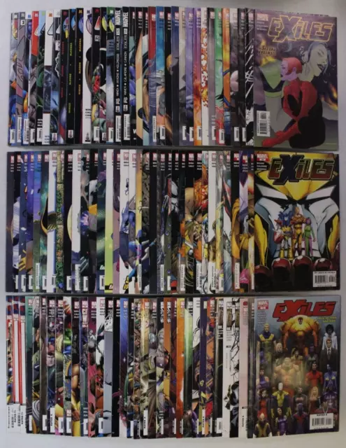 Exiles #1-100 Complete Set + Annual & Days of Then and Now Marvel 2001 2B KEYS
