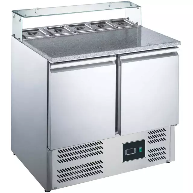 SARO Pizzatisch mit Glasaufsatz, Modell EPS 900G