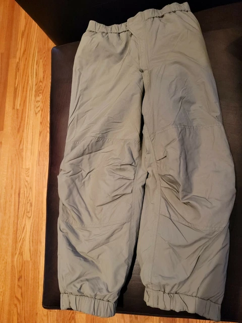 NWOT Trouser, Extreme Cold Weather, Gen III, Large Regular, Primaloft, Gray