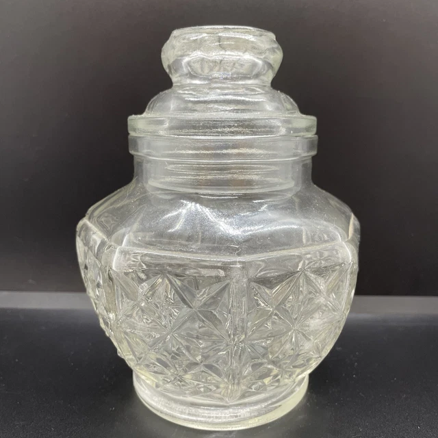 Klares Pressglas Ingwerglas Urne Aufbewahrungsglas Topf Wohnkultur Ornament 2