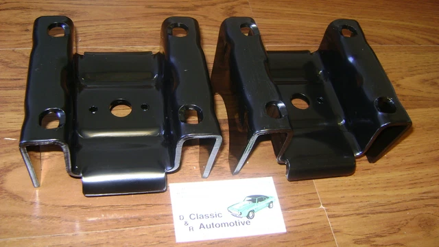 LEAF SPRING AXLE Mounts Multileaf 67-69 Camaro Firebird Nova multi leaf ...