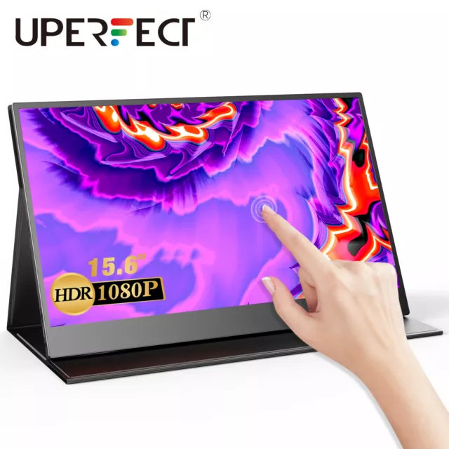 Moniteur portable à écran tactile UPERFECT 15,6" FHD USB C HDR FreeSync 1080P FR