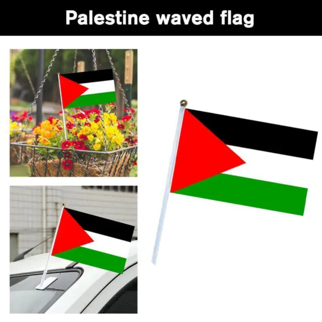 10-100PCS Palestine Palestinian Waved Flag Country Flag G9H2